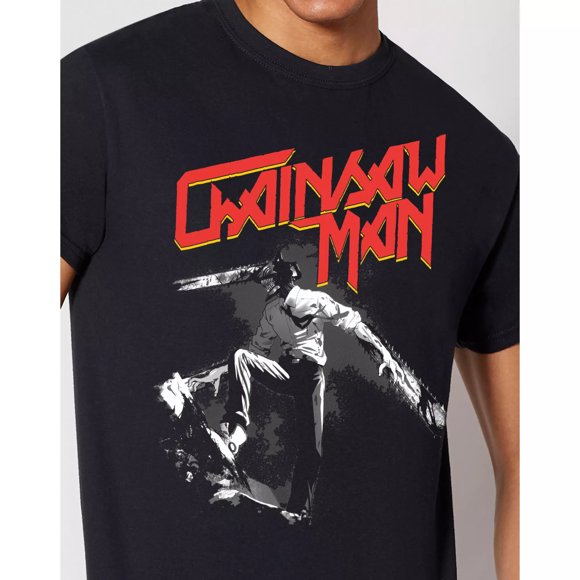 Chainsaw Man Metal T Shirt at Spencer's