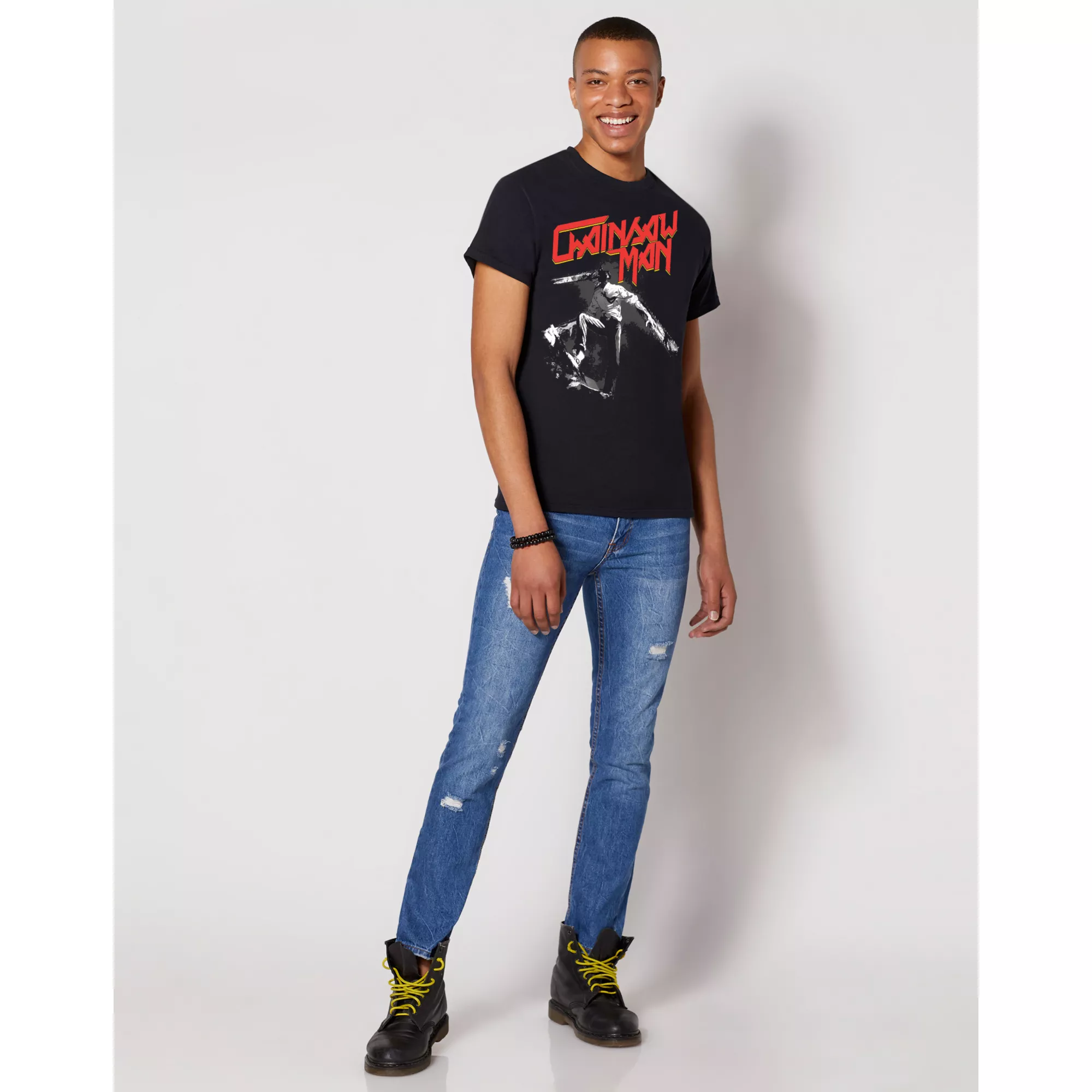 Chainsaw Man Metal T Shirt at Spencer's