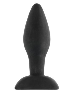 Black Lil' Buddy Silicone Waterproof Butt Plug 3 Inch - Arouz'd