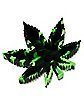 Green and Black Tie Dye Weed Silicone Ashtray