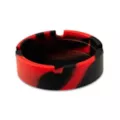 Red and Black Smoke Silicone Ashtray at Spencer's