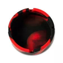 Red and Black Smoke Silicone Ashtray at Spencer's