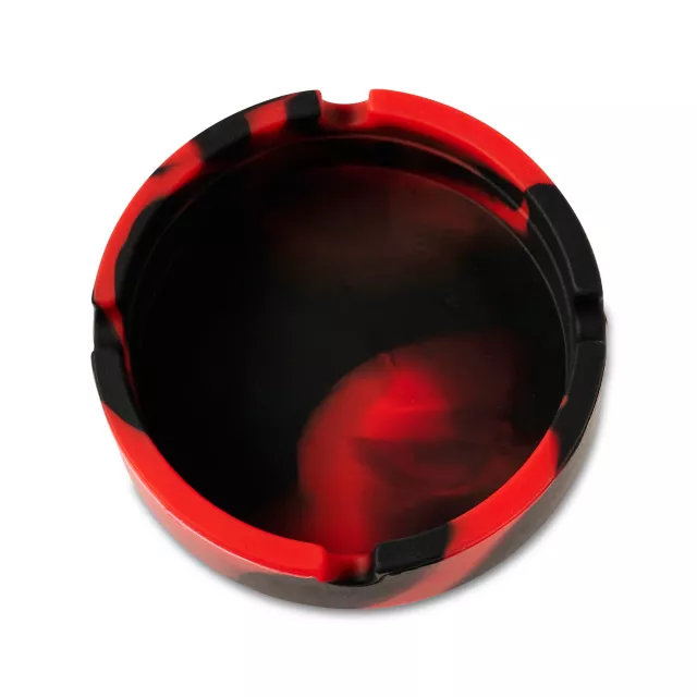 Red and Black Smoke Silicone Ashtray at Spencer's