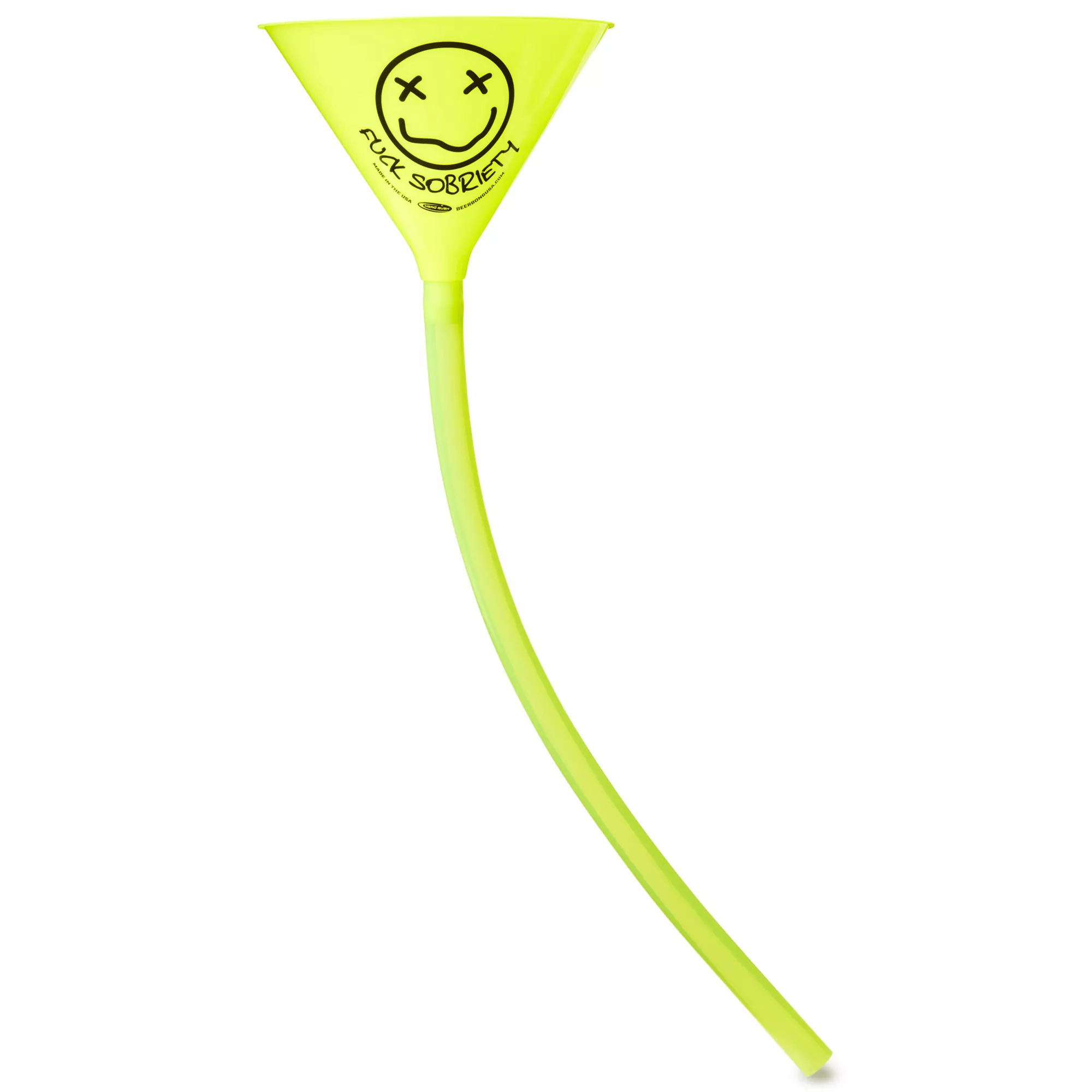 Neon Green Fuck Sobriety Beer Bong at Spencer's