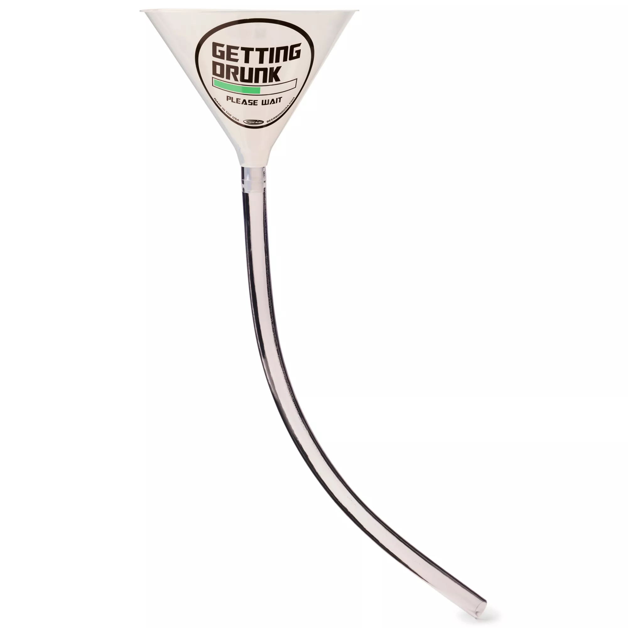 White Drunk Loading Beer Bong at Spencer's