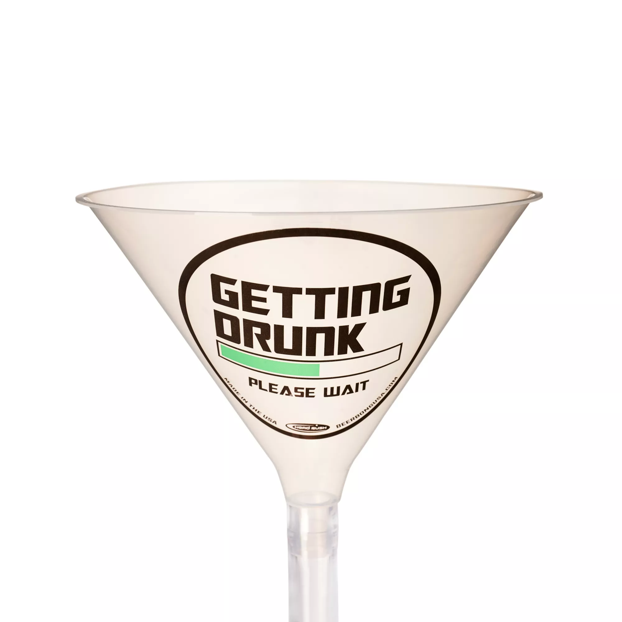 White Drunk Loading Beer Bong at Spencer's