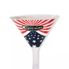 USA Double Header Beer Bong - 32 Inch Red White and Blue at Spencer's