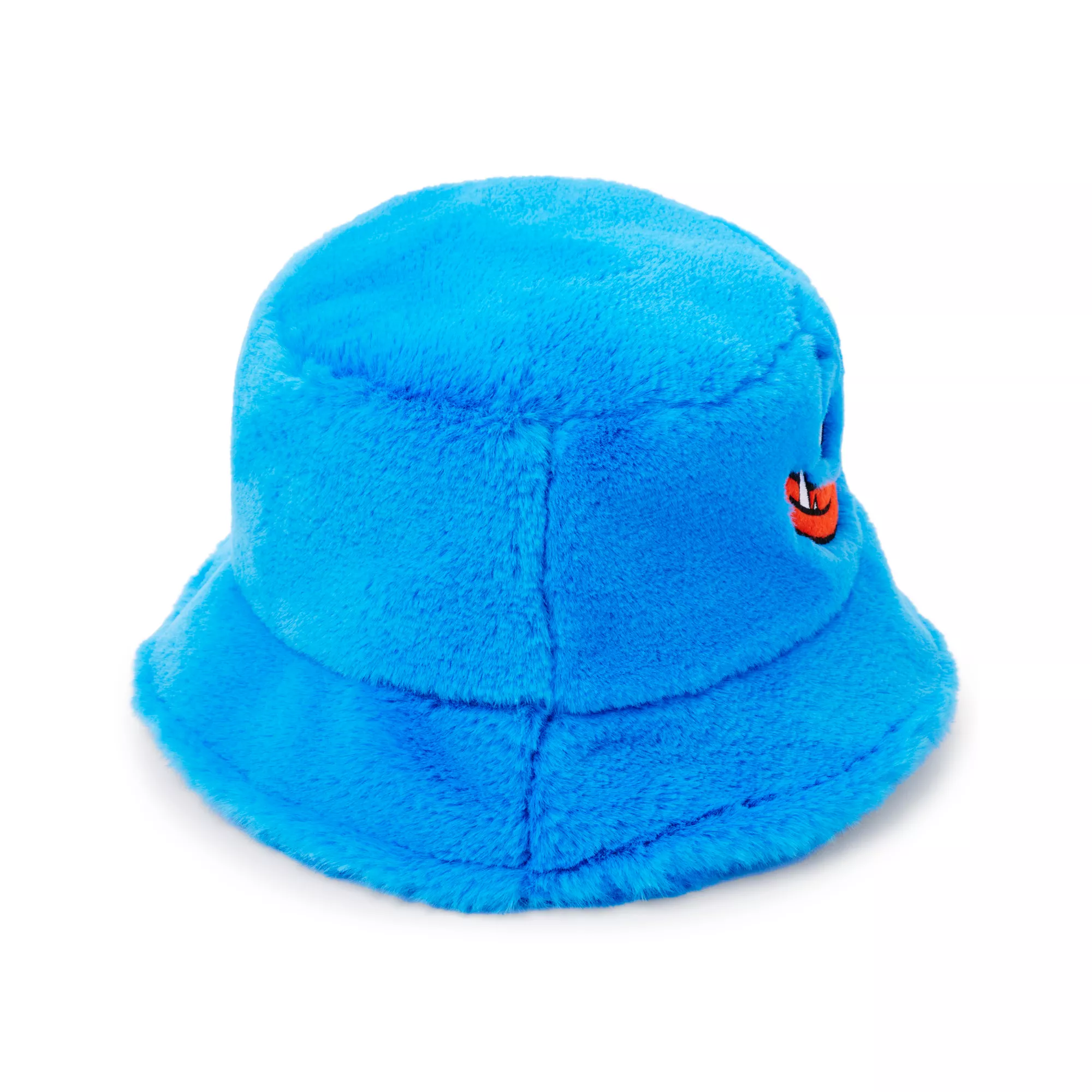 Blue Poppy Fuzzy Bucket Hat - Poppy Playtime at Spencer's