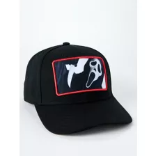Ghost Face Slice Snapback Hat at Spencer's
