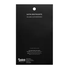 Black Satin Restraints at Spencer's