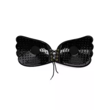 Black Lace Up Pastie Bra at Spencer's