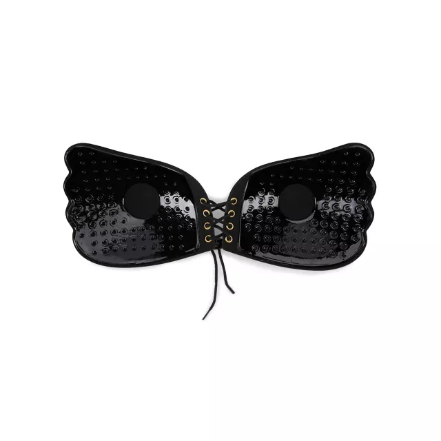 Black Lace Up Pastie Bra at Spencer's