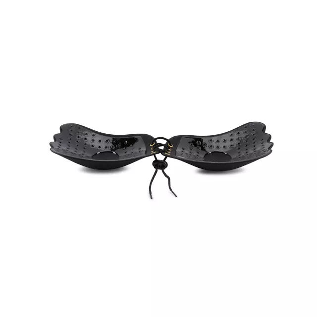Black Lace Up Pastie Bra at Spencer's