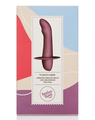 Tickety Boo 10-Function Waterproof Bullet Vibrator Prostate Massager 4 Inch - Sugar Boo