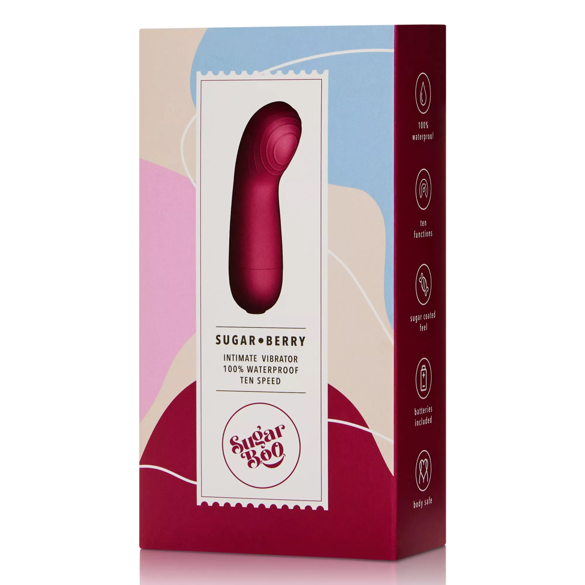 Sugar Berry 10-Function Waterproof G-Spot Vibrator 5 Inch - Sugar Boo at Spencer's