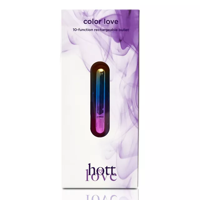 Color Love 10-Function Rechargeable Waterproof Bullet Vibrator 3.1 Inch - Hott Love at Spencer's
