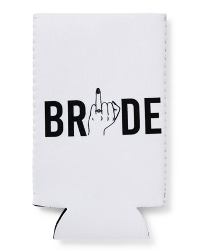 Bride Ring Finger Can Cooler