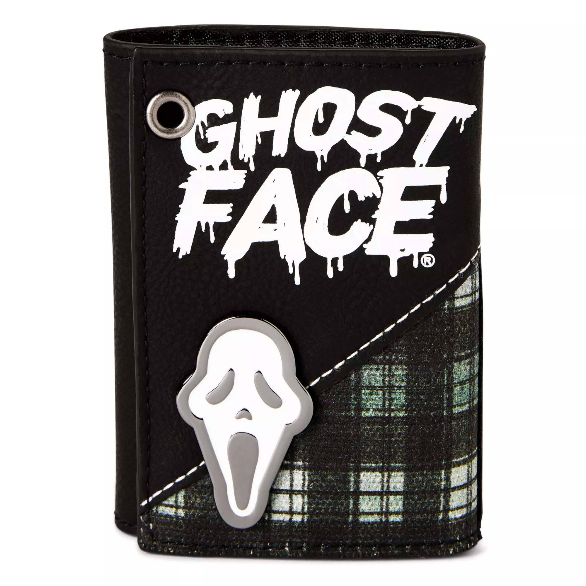 Ghost Face Chain Wallet at Spencer's