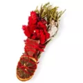 Red Floral Ritual Sage Wand at Spencer's