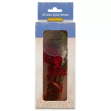 Red Floral Ritual Sage Wand at Spencer's