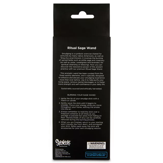 Red Floral Ritual Sage Wand at Spencer's