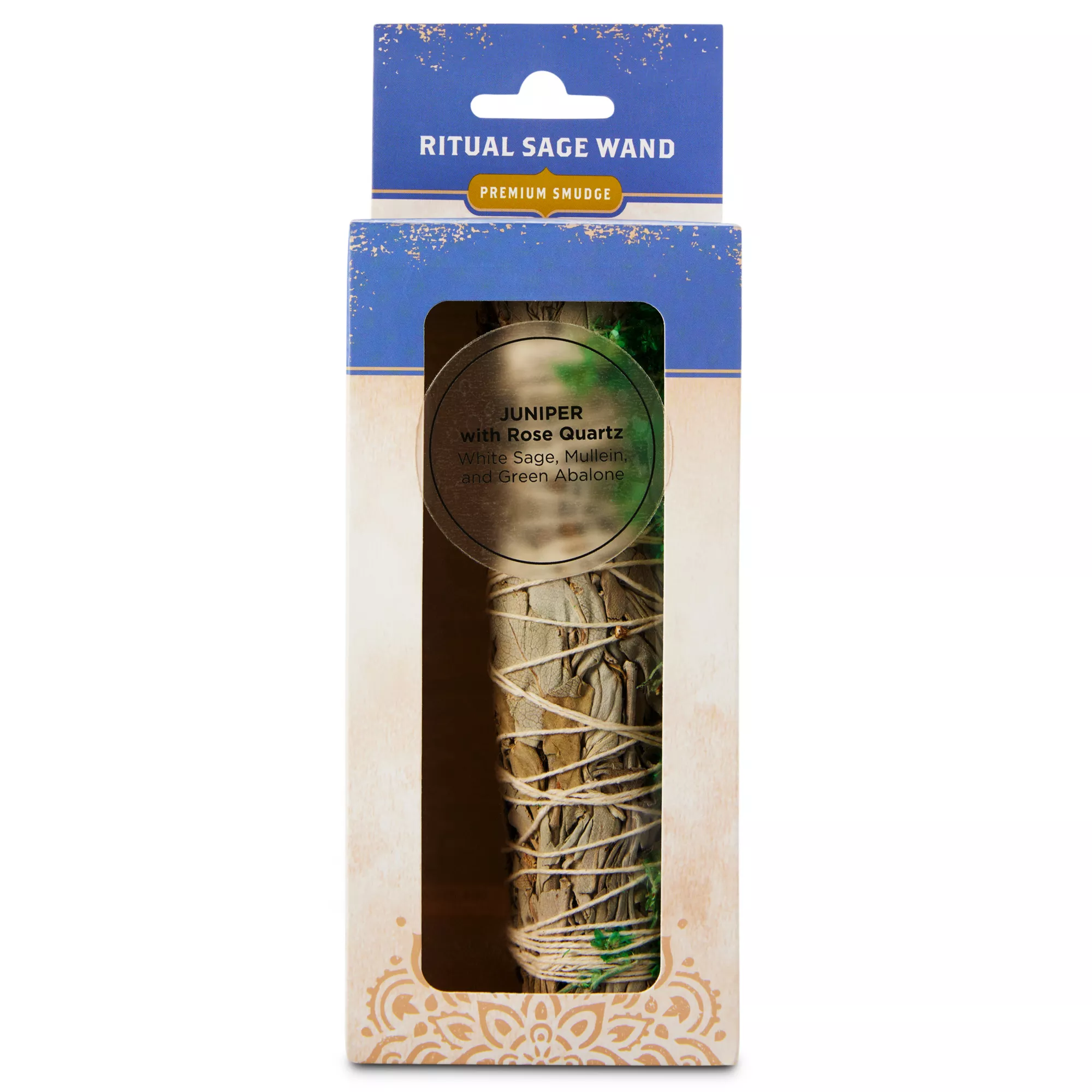 Juniper and Rose Quartz Ritual Sage Wand at Spencer's