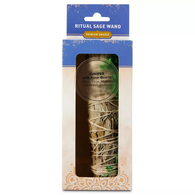 Juniper and Rose Quartz Ritual Sage Wand at Spencer's