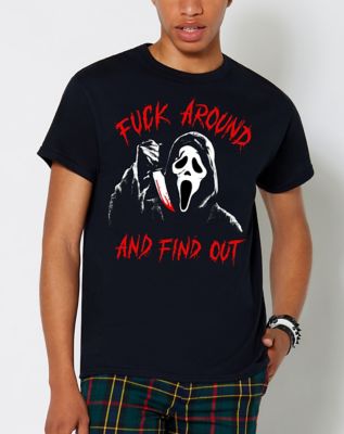 F Around and Find Out T Shirt - Ghost Face