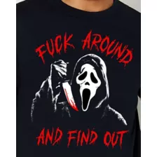 Ghost Face Fuck Around and Find Out T Shirt at Spencer's
