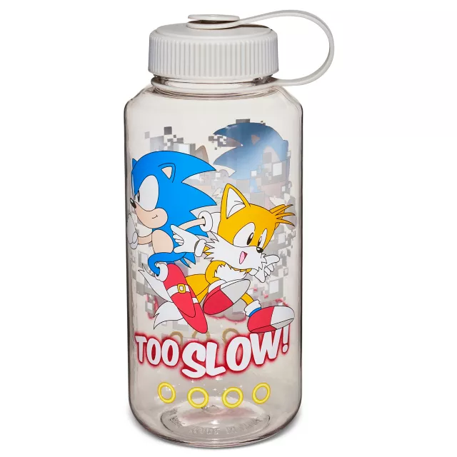 Sonic and Tails Too Slow Water Bottle - Sonic the Hedgehog at Spencer's