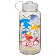 Sonic and Tails Too Slow Water Bottle - Sonic the Hedgehog at Spencer's