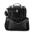 Black Studded Skull Rucksack Backpack at Spencer's