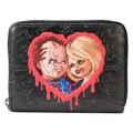 Chucky and Tiff Heart Wallet - Universal at Spencer's