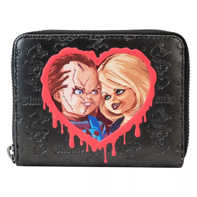 Chucky and Tiff Heart Wallet - Universal at Spencer's