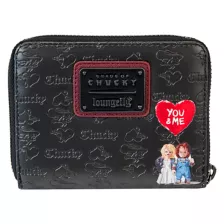 Chucky and Tiff Heart Wallet - Universal at Spencer's
