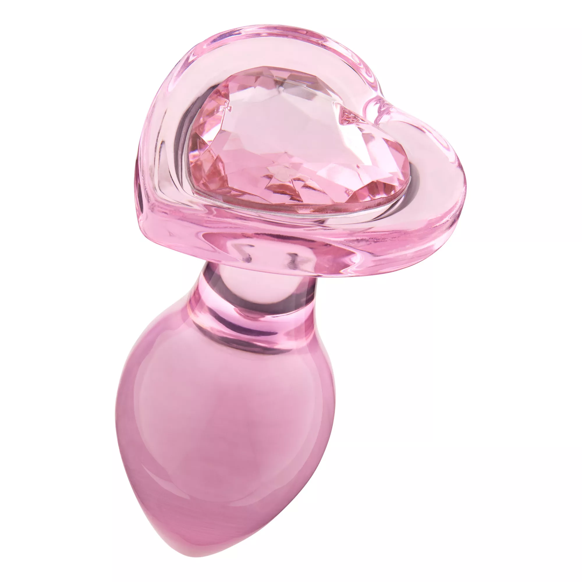 Pretty In Pink Glass Butt Plug 3 Inch - Hott Love