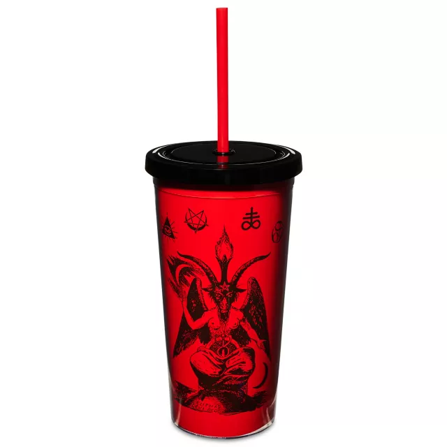 Baphomet Cup with Straw - 20 oz. at Spencer's