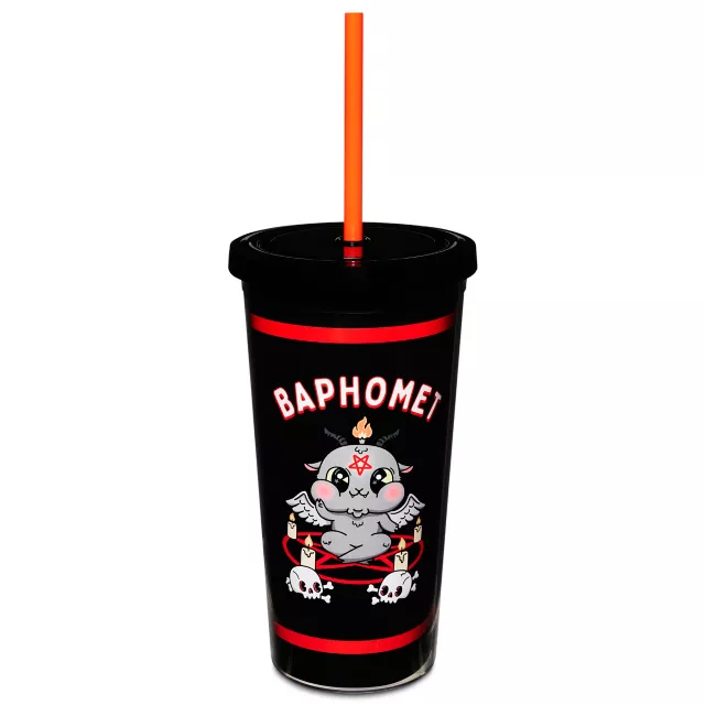 Baphomet Cup with Straw - 20 oz. at Spencer's