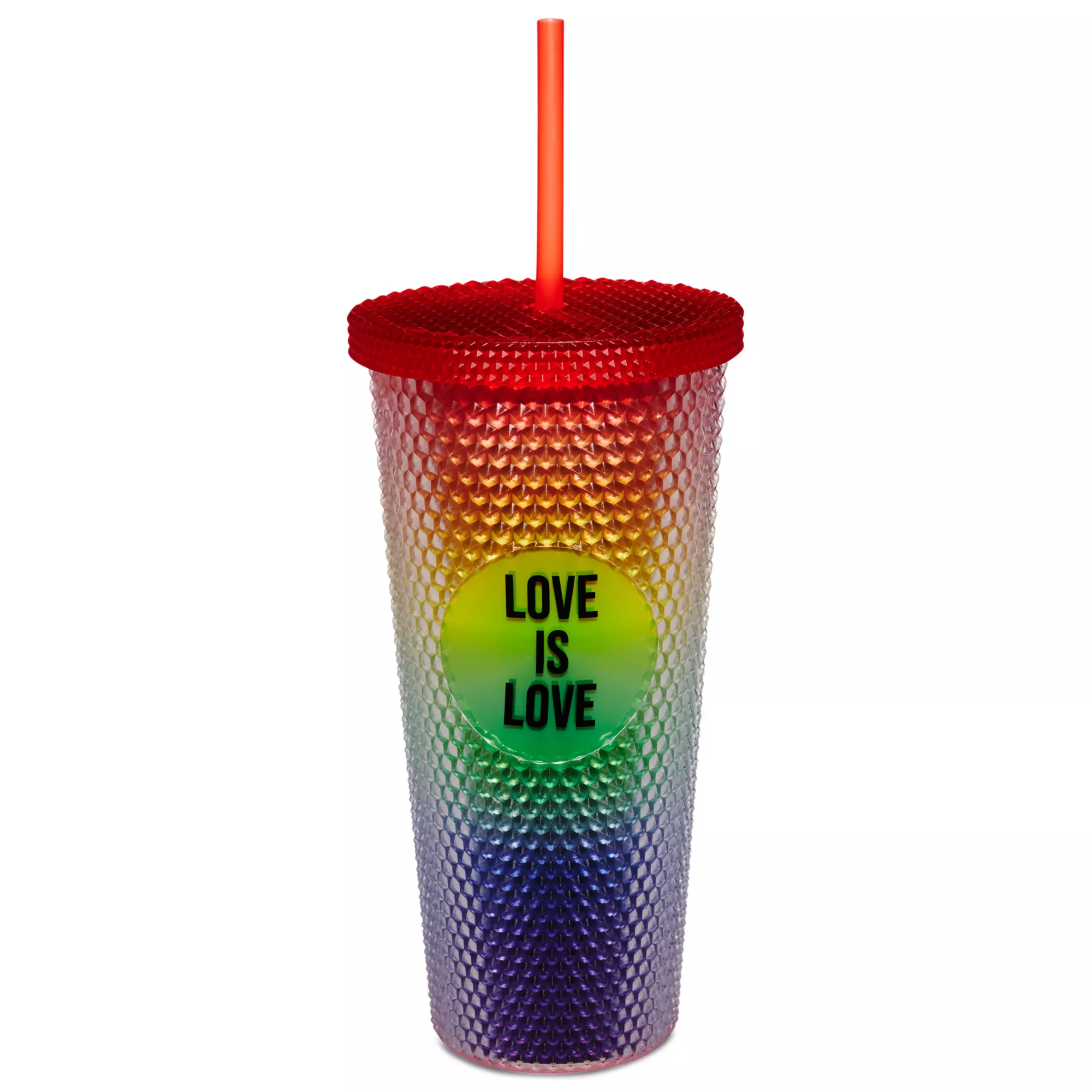 Pride Love is Love Cup with Straw - 24 oz. at Spencer's