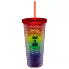 Pride Love is Love Cup with Straw - 24 oz. at Spencer's