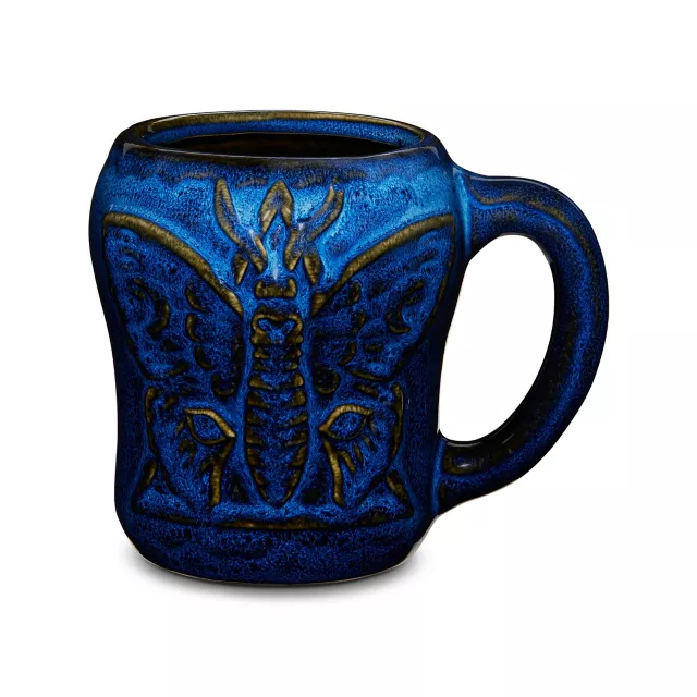 Blue Death Moth Molded Coffee Mug - 18 oz. at Spencer's