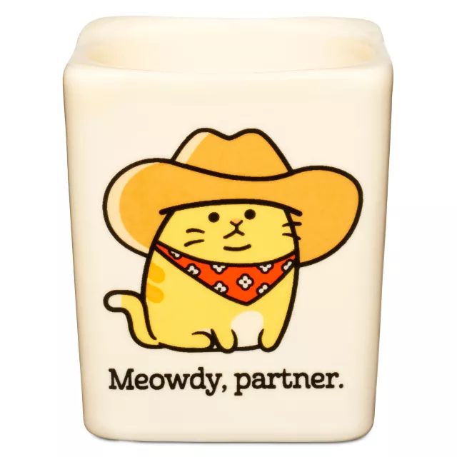 Meowdy Partner Shot Glass - 3 oz. at Spencer's