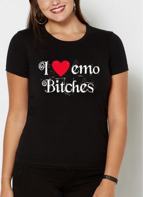 I Heart Emo Girls Tee I Love Emo Girls T-shirt I Heart 
