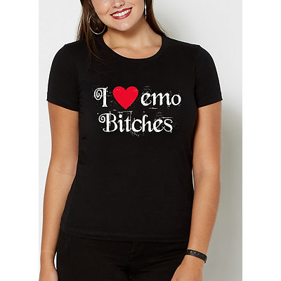 Funny Meme Tshirt I Heart / Love Emo Girls Joke Tee Gift 