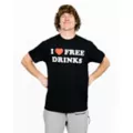 I Heart Free Drinks T Shirt - Danny Duncan at Spencer's