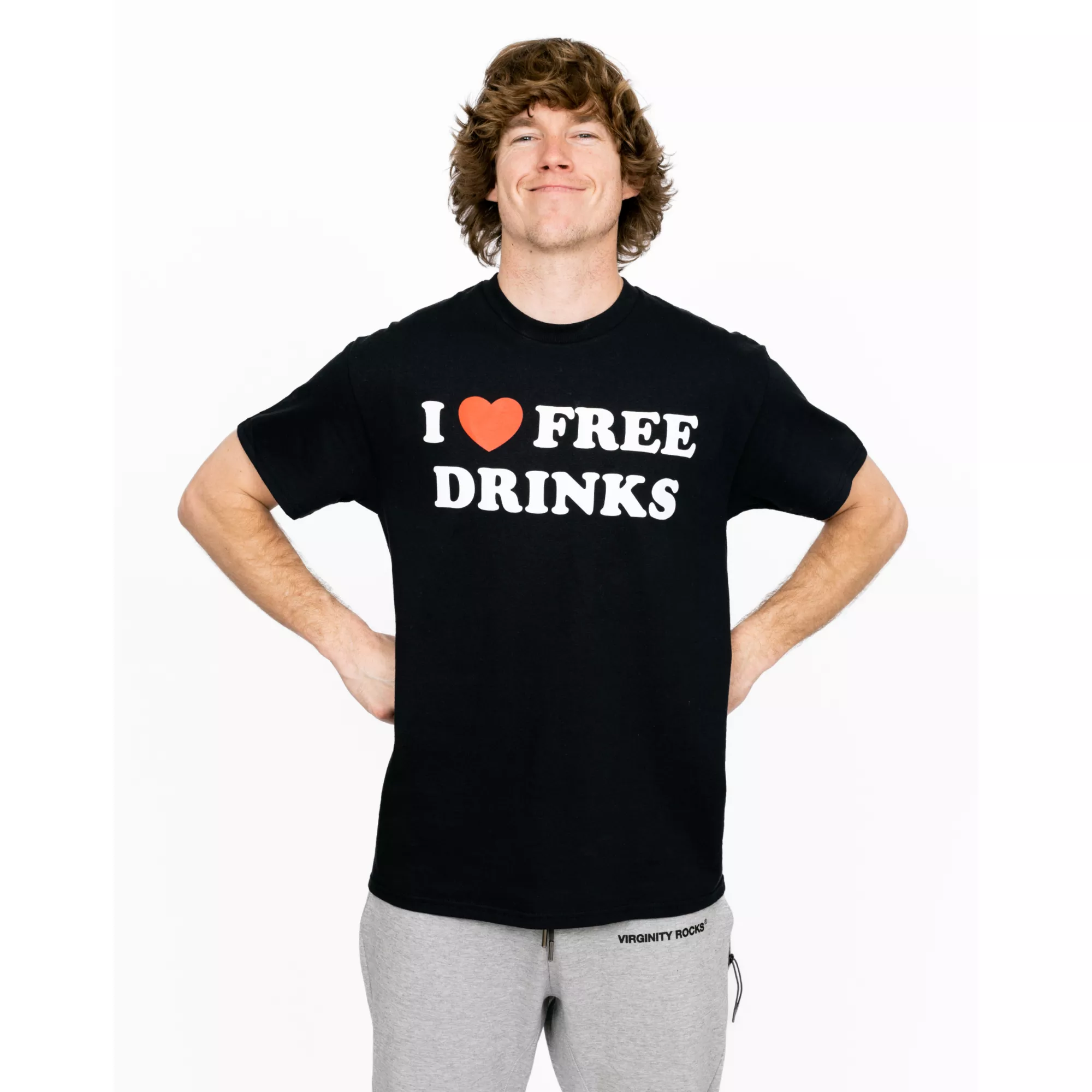I Heart Free Drinks T Shirt - Danny Duncan at Spencer's