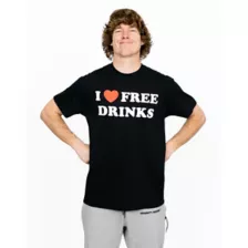 I Heart Free Drinks T Shirt - Danny Duncan at Spencer's