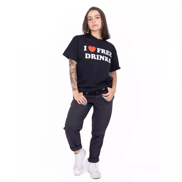 I Heart Free Drinks T Shirt - Danny Duncan at Spencer's