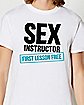 Sex Instructor T Shirt - Danny Duncan