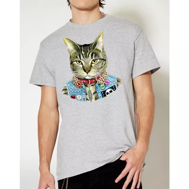 Punk Cat T Shirt - Berkley Ill at Spencer's